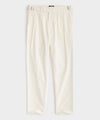 Italian Brushed Cotton Gurkha Trouser in Cream