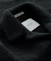 Italian Cashmere Chore Coat in Black Boucle