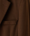 Italian Cashmere Sutton Suit in Chocolate