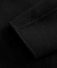 Italian Cashmere Topcoat in Black