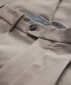 Italian Cotton Twill Madison Suit Pant in Khaki