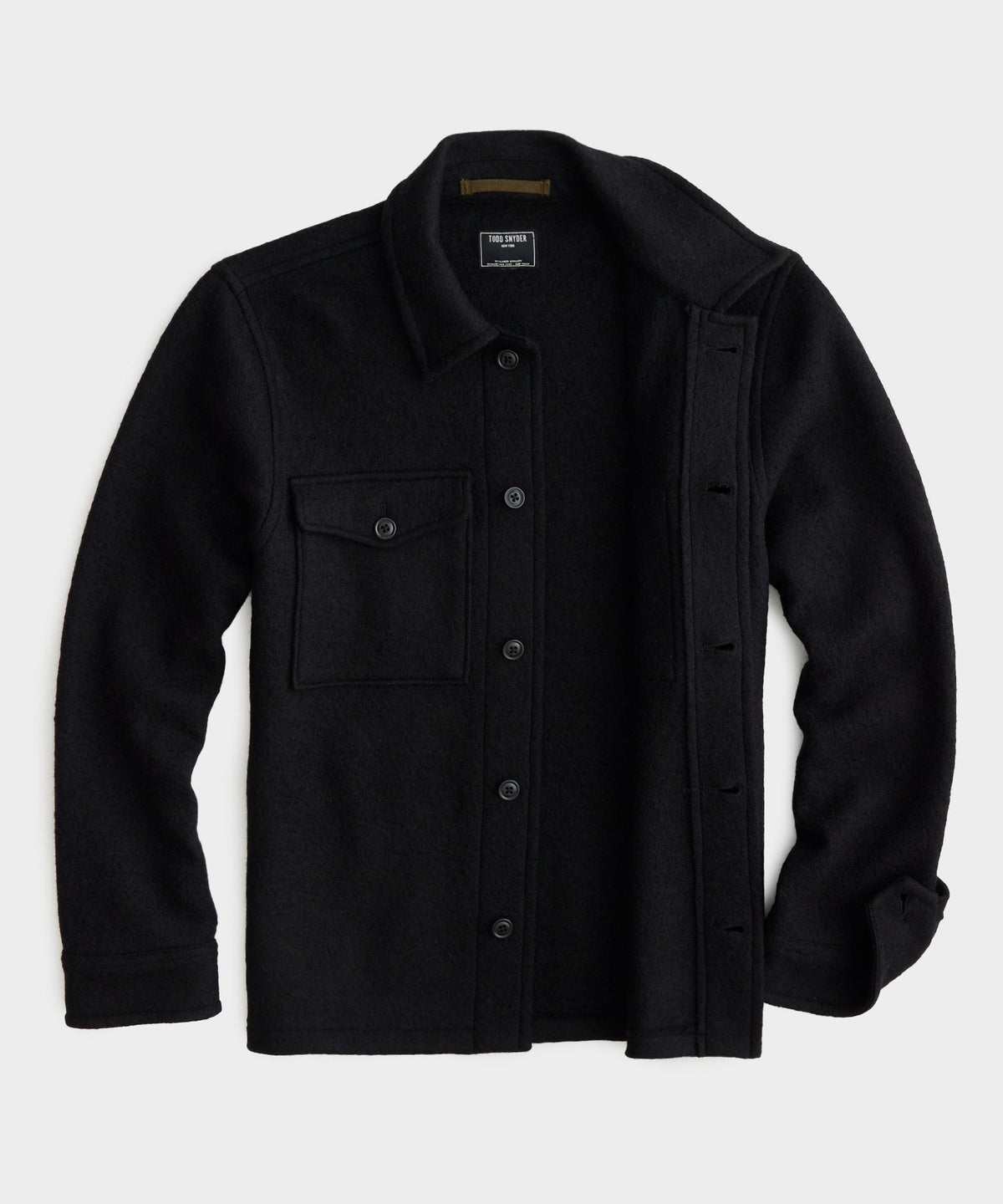 Italian CPO Shirt Jacket in Black