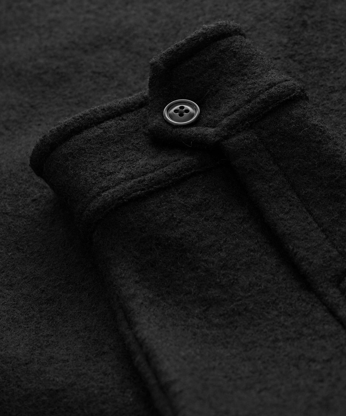 Italian CPO Shirt Jacket in Black