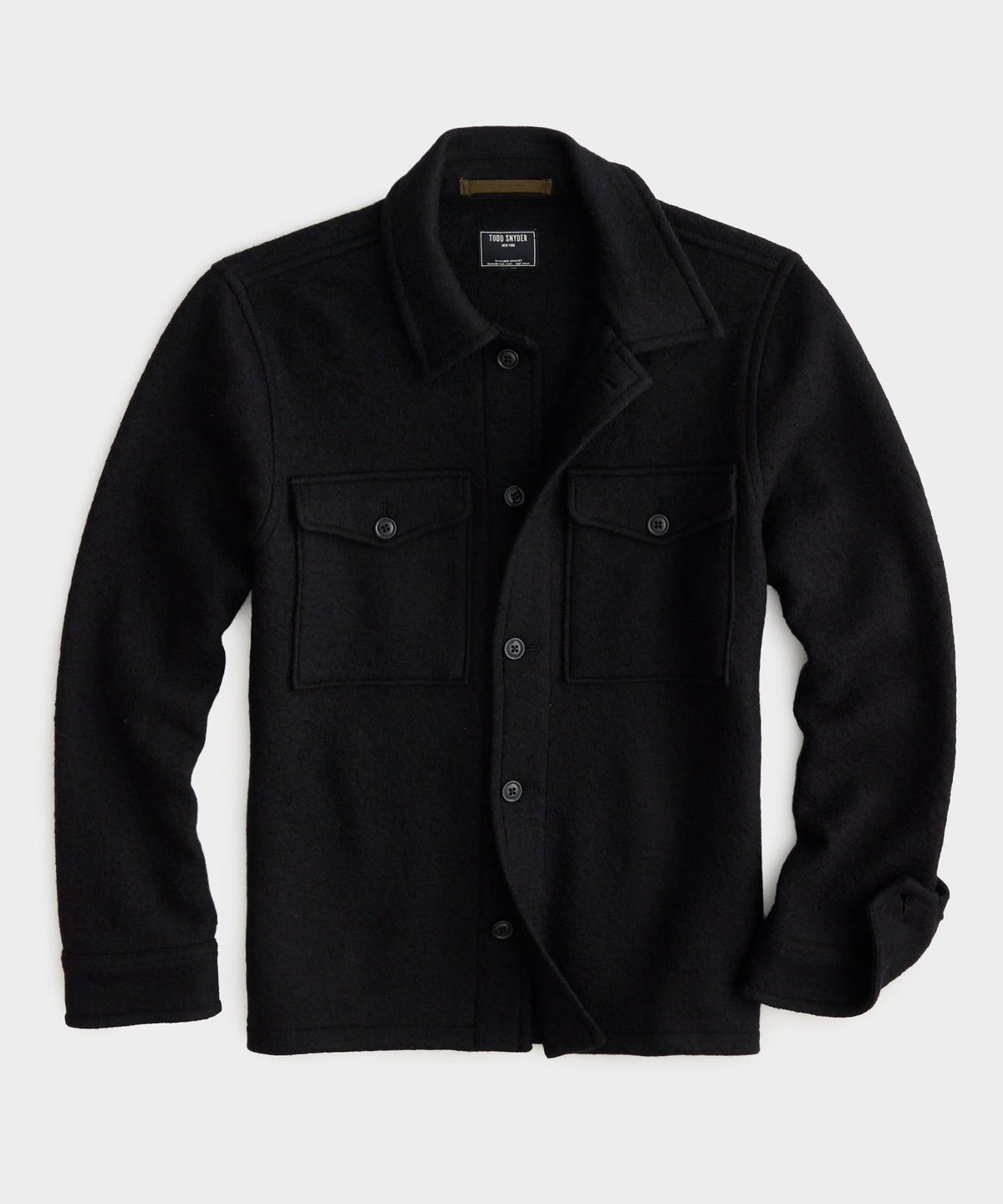 Italian CPO Shirt Jacket in Black