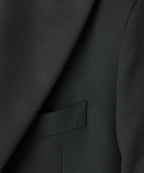 Relaxed Italian Wool Double-Breasted Shawl Tuxedo