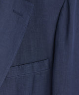 Italian Hemp Sutton Jacket in Navy Ink