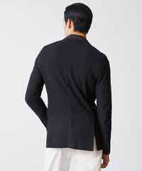 Italian Knit Madison Sport Coat in Black