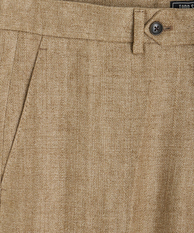 Italian Linen Sutton Trouser in Sand
