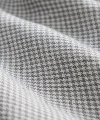 Italian Linen Tailored Chore in Grey Houndstooth