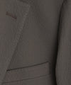 Italian Seersucker Sutton Suit in Brown