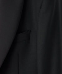 Italian Shawl Collar Tuxedo Jacket in Black