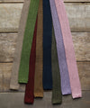 Italian Silk Knit Tie in Olive