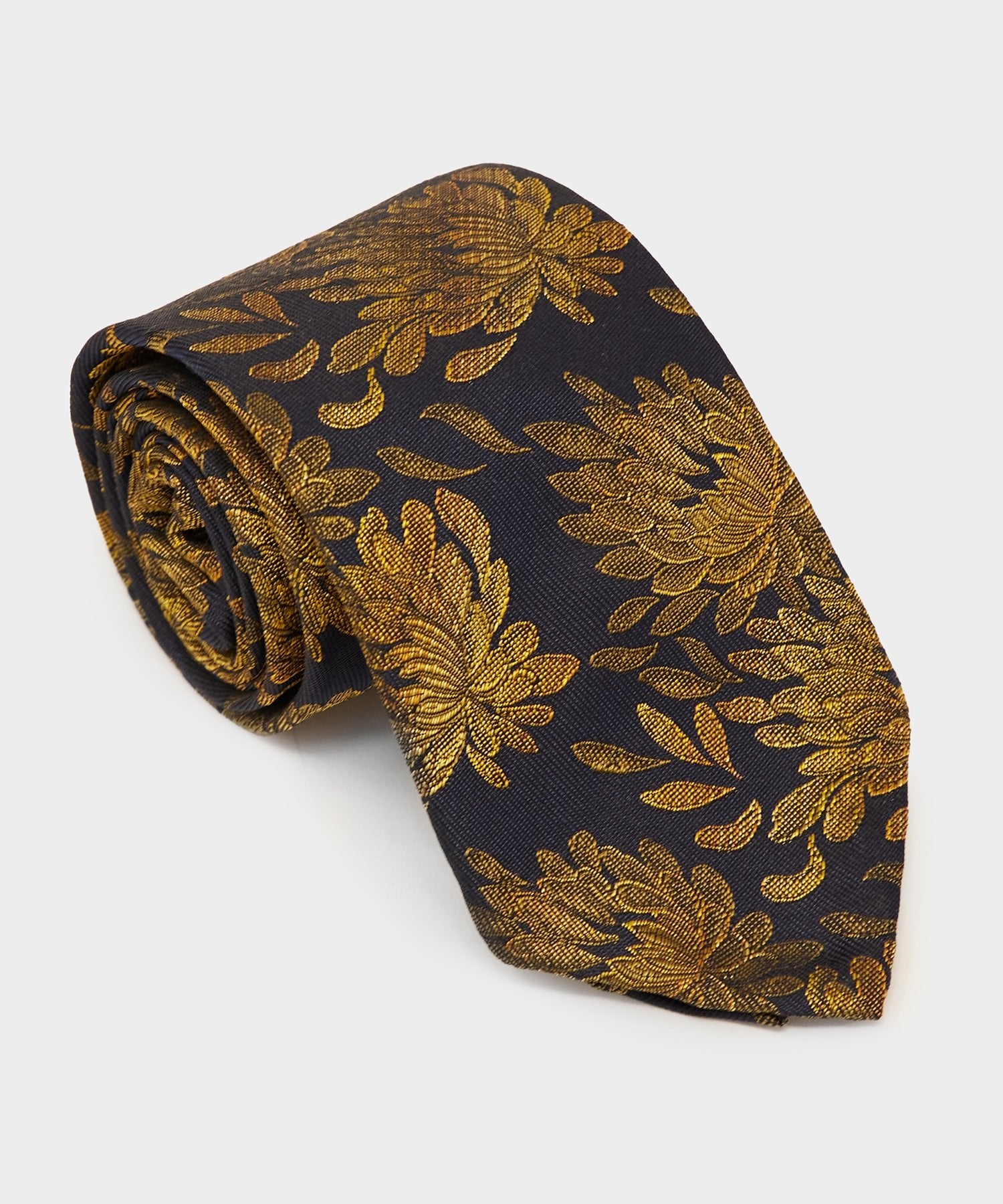 Italian Silk Tie in Golden Petal
