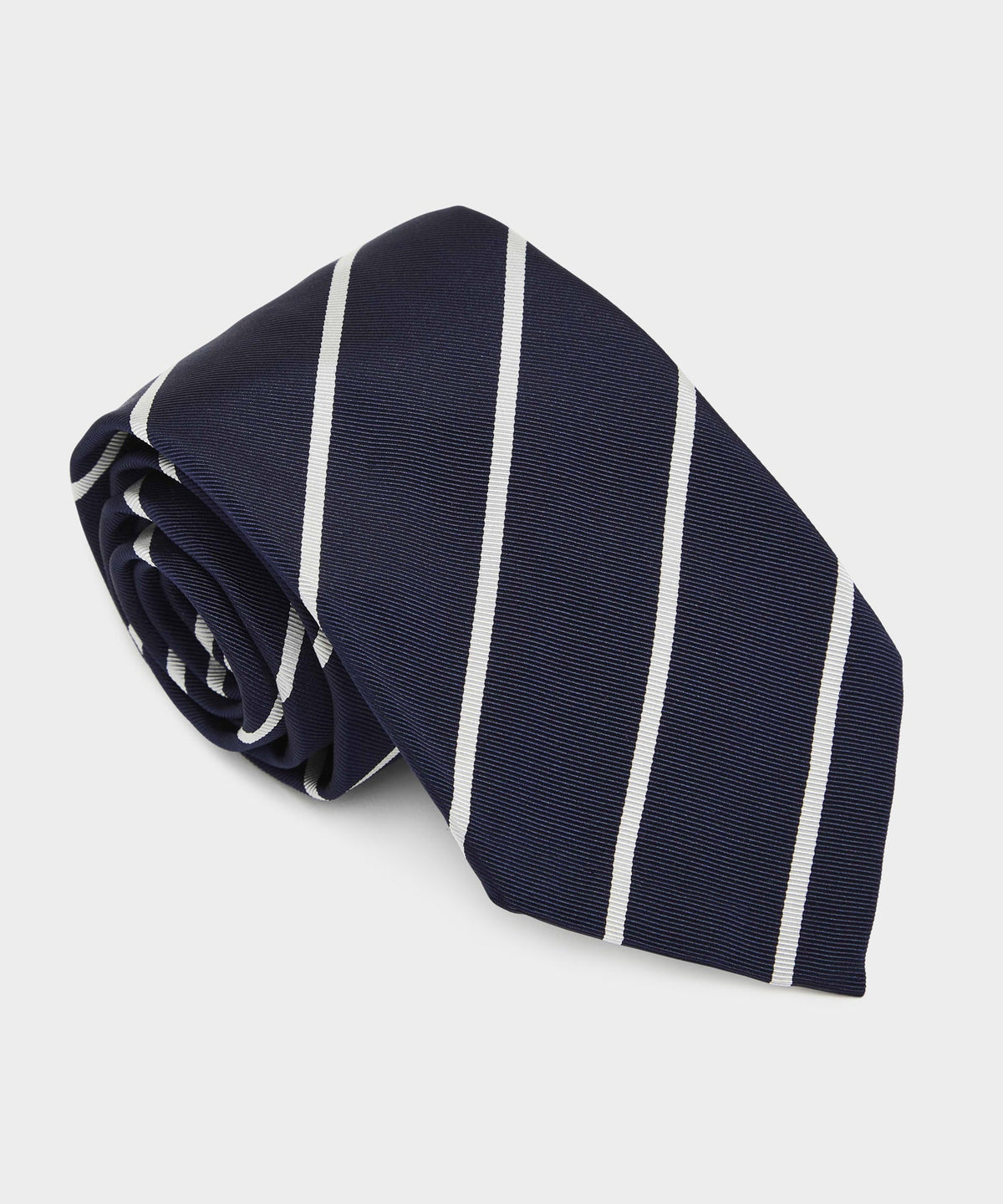 Italian Stripe Tie in Navy