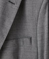 Italian Tropical Wool Sutton Suit in Charcoal