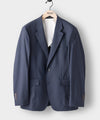 Italian Tropical Wool Sutton Suit Jacket in Navy