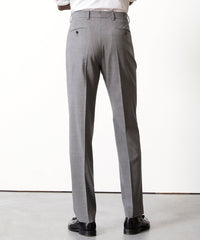 Italian Wool Sutton Suit in Grey Pinstripe