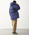 Japanese Mid Down Parka in Navy