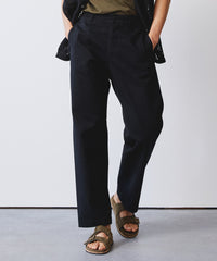 Japanese Relaxed Fit Selvedge Chino in Black
