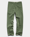 Japanese Relaxed Fit Selvedge Chino in Olive