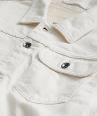 Japanese Selvedge Denim Jacket in White