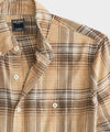 Khaki Plaid Flannel Shirt
