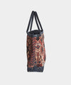King Kennedy Multi-Colored Rug Bag with Black Leather