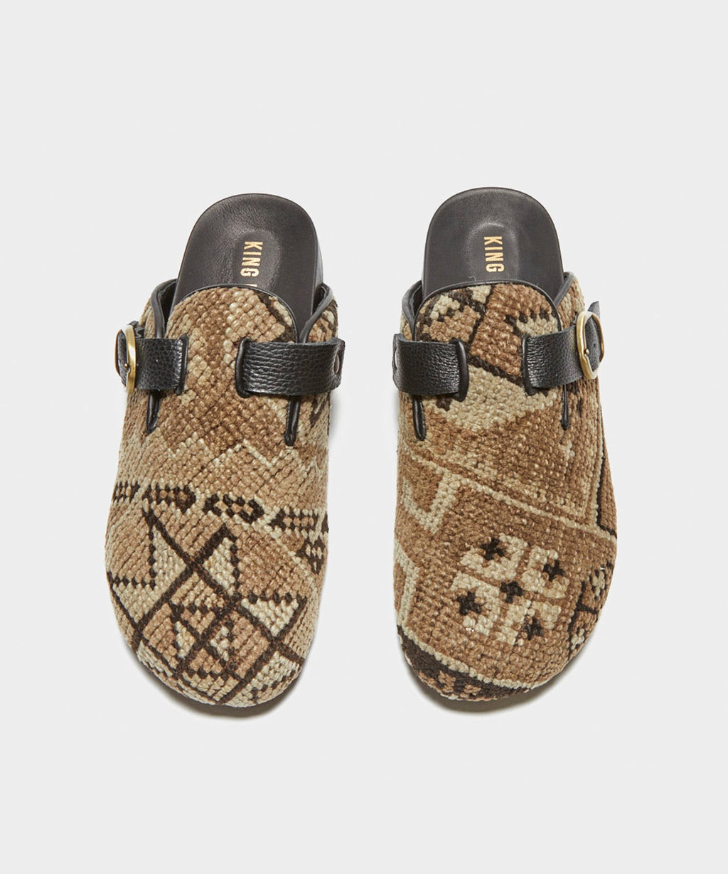 King Kennedy Rug Mules Size 12