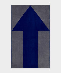 Lateral Objects Up Towel in Blue