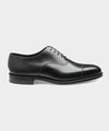 Loake 1880 Aldwych Captoe Shoe in Black Calf