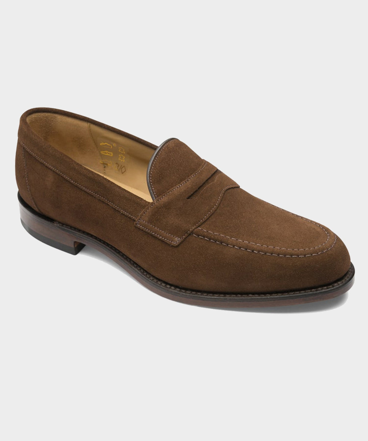 Loake Imperial Loafer In Brown Suede