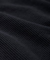 Long-Sleeve Mesh Polo in  Black