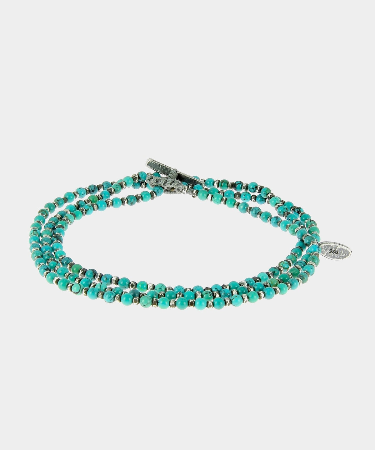 M. Cohen The Silver Agora Bracelet /Necklace in Turquoise