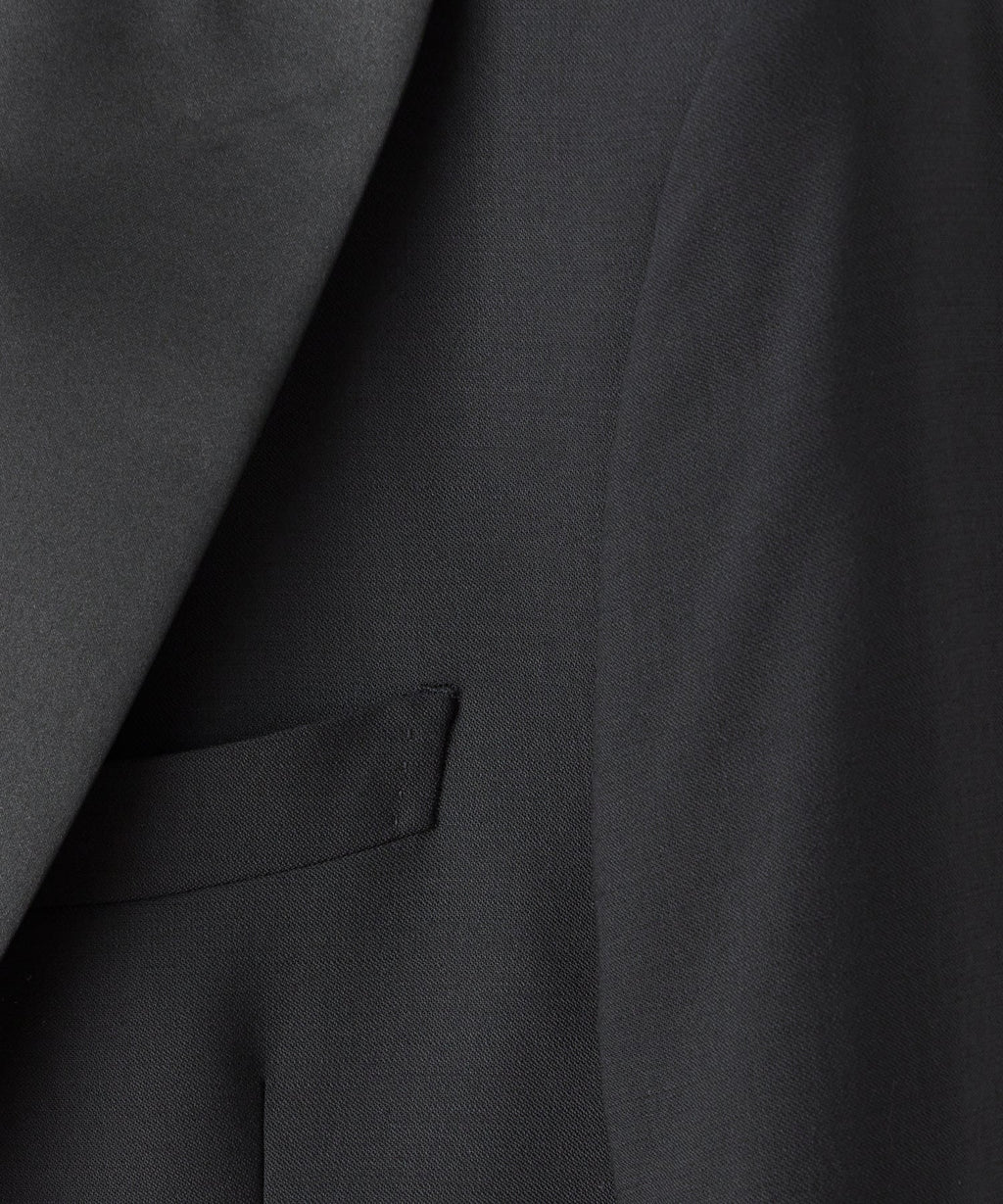 Italian Wool Peak Lapel Tuxedo Jacket