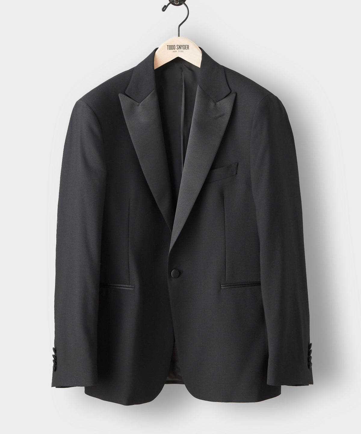 Italian Wool Peak Lapel Tuxedo Jacket