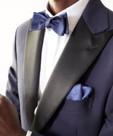 Italian Peak Lapel Tuxedo Jacket in Navy