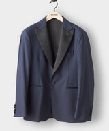 Italian Peak Lapel Tuxedo Jacket in Navy