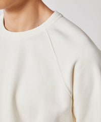 Made in L.A. Fleece Sweatshirt in Coastal White