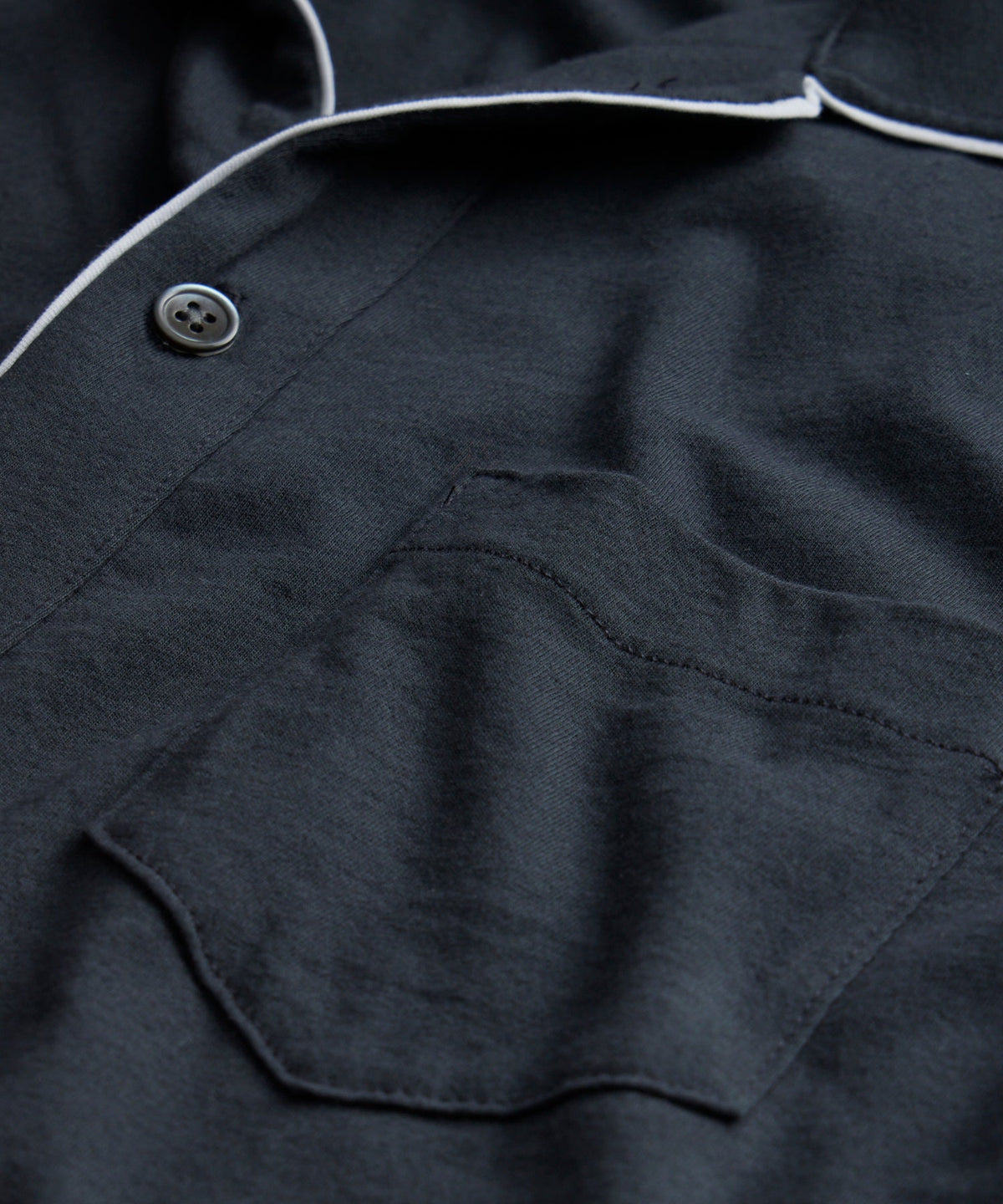 Made in L.A. Montauk Tipped Full Placket Polo in Railings