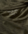 Made In L.A. Premium Jersey Longsleeve T-Shirt in Snyder Olive