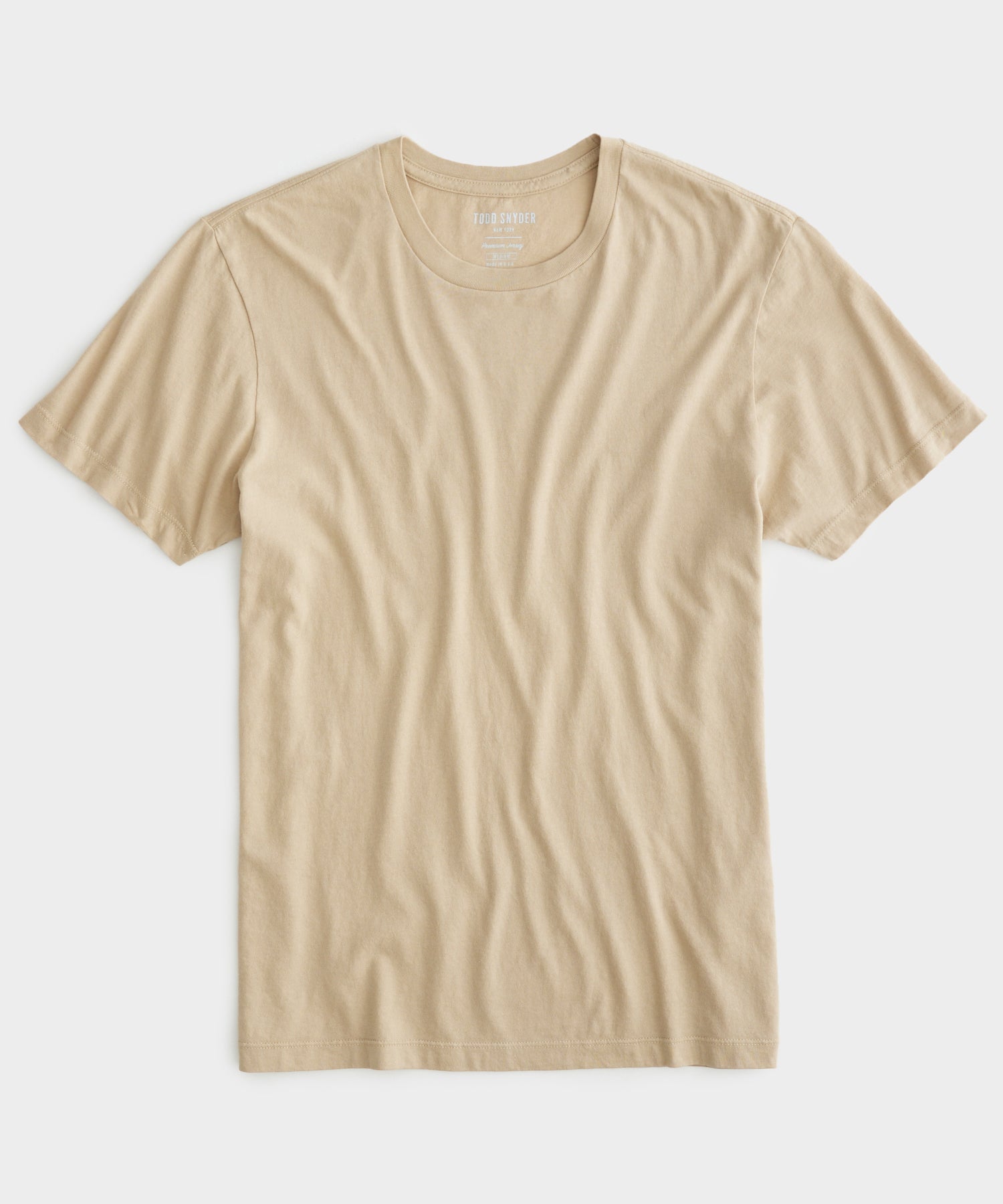Made in L.A. Premium Jersey T-Shirt in Desert Beige