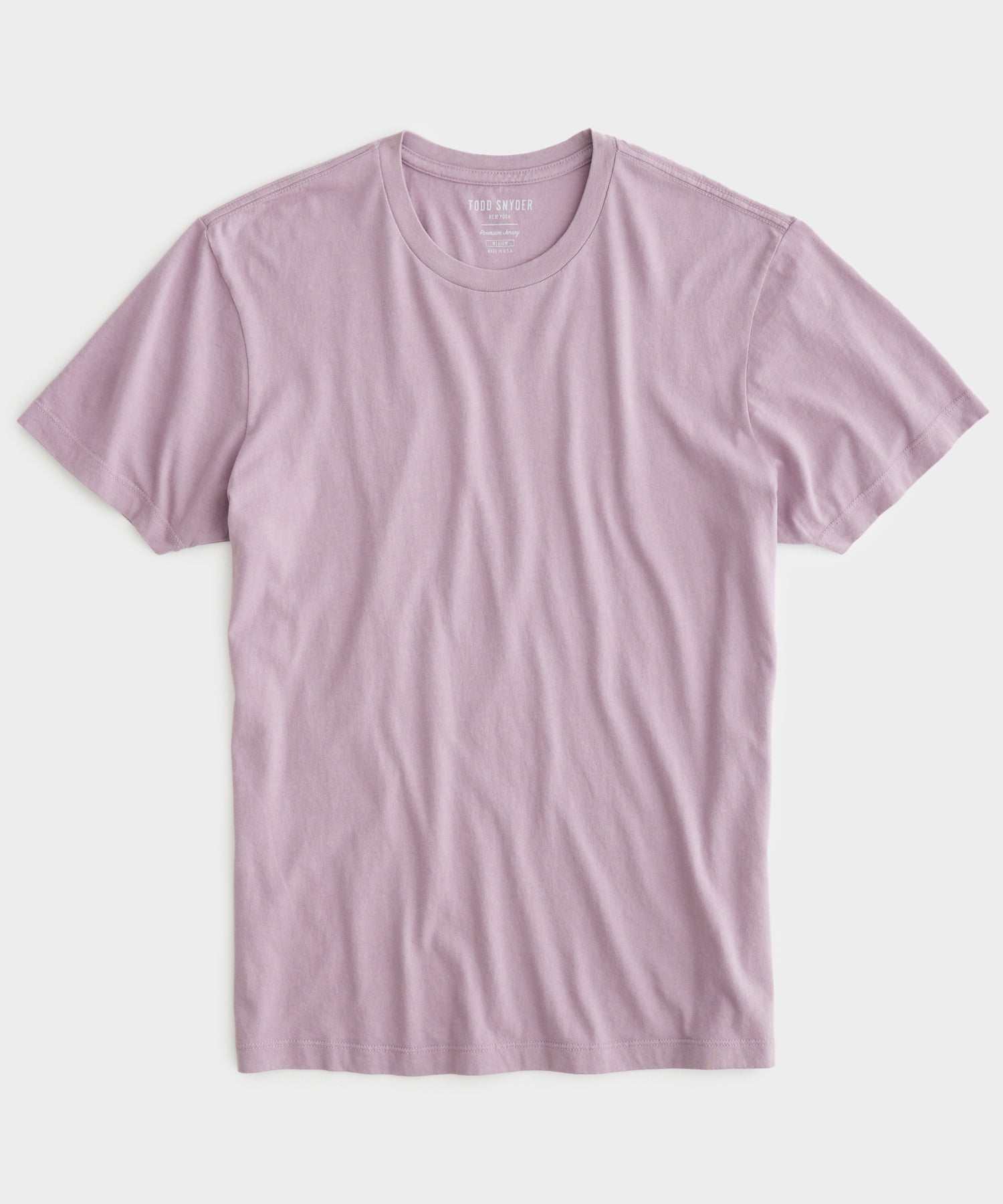 Made in L.A. Premium Jersey T-Shirt in Dried Lilac