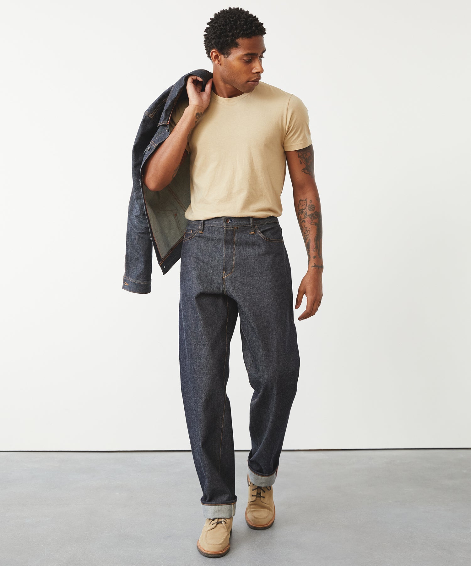 Made in USA Relaxed Selvedge Jean in Indigo – Todd Snyder