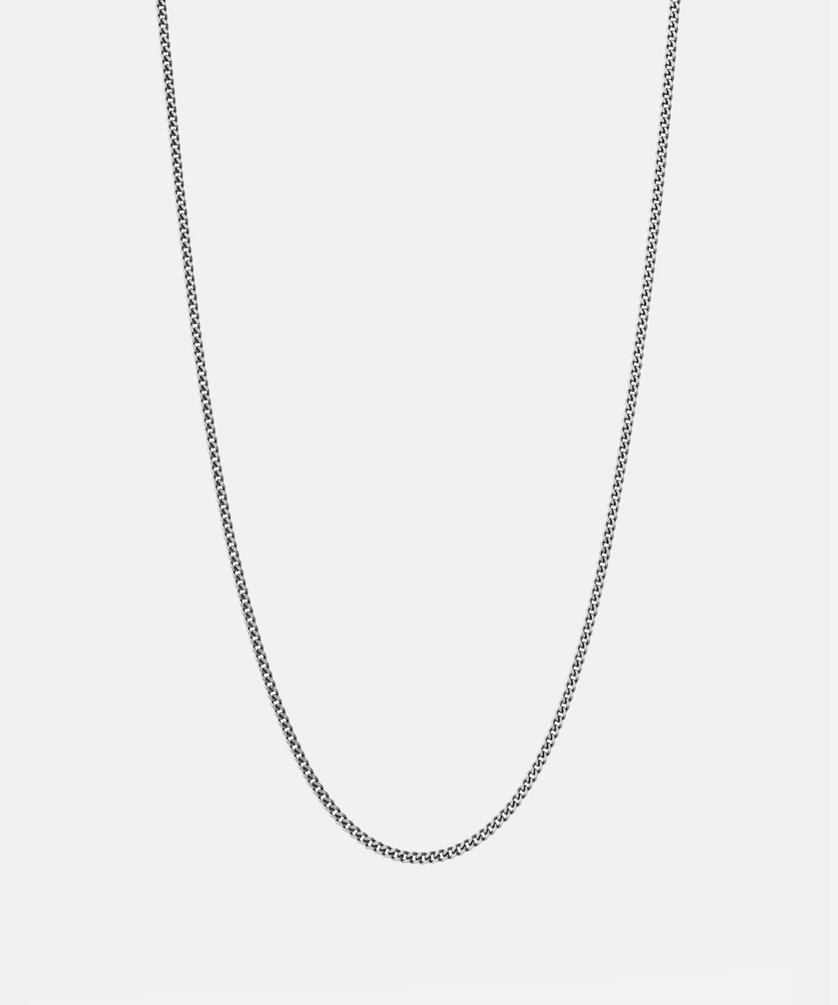 Miansai 2mm Cuban Chain Necklace in Sterling Silver