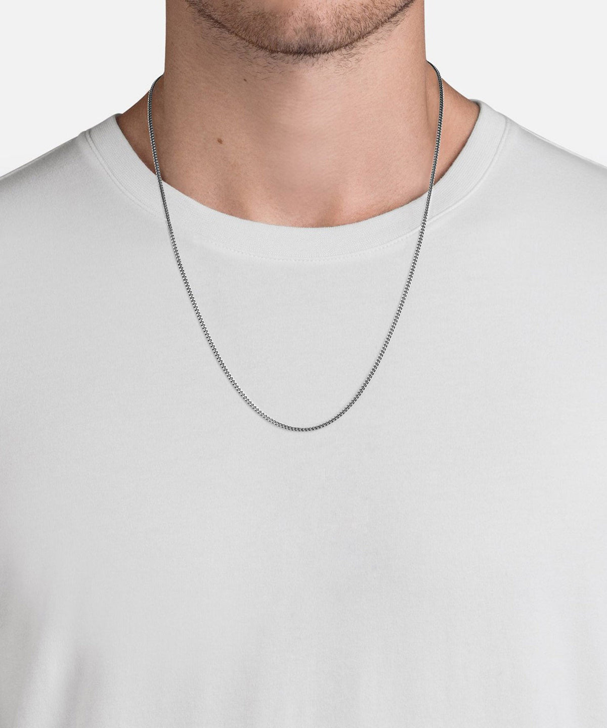 Miansai 2mm Cuban Chain Sterling Silver