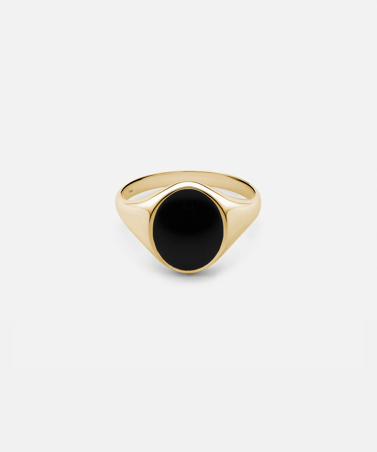Miansai Heritage Ring, Gold Vermeil in Black