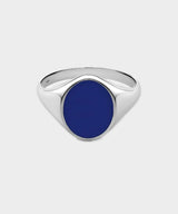 Miansai Sterling Silver Heritage Ring with Enamel