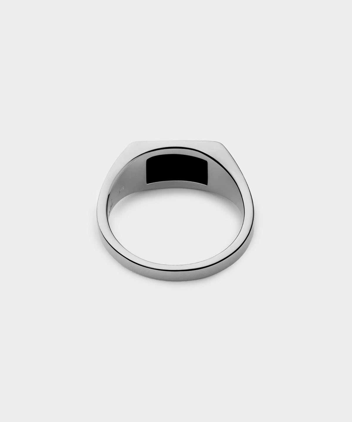 Miansai Sterling Silver Lennox Onyx Ring
