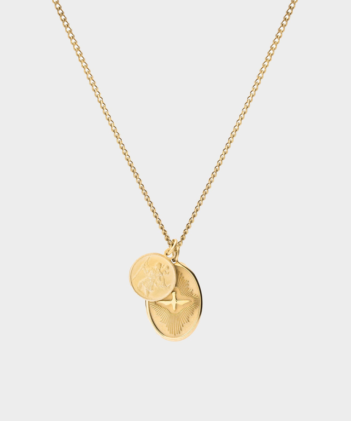 Miansai Mini Dove Pendant Necklace in Gold
