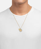 Miansai Test of Time Pendant Necklace in Silver/Gold